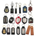 Personalized Laser Engraving logo Sublimation Blank Faux Leather Key Chain Holder Ring Custom Luxury Car Pu Leather Keytag