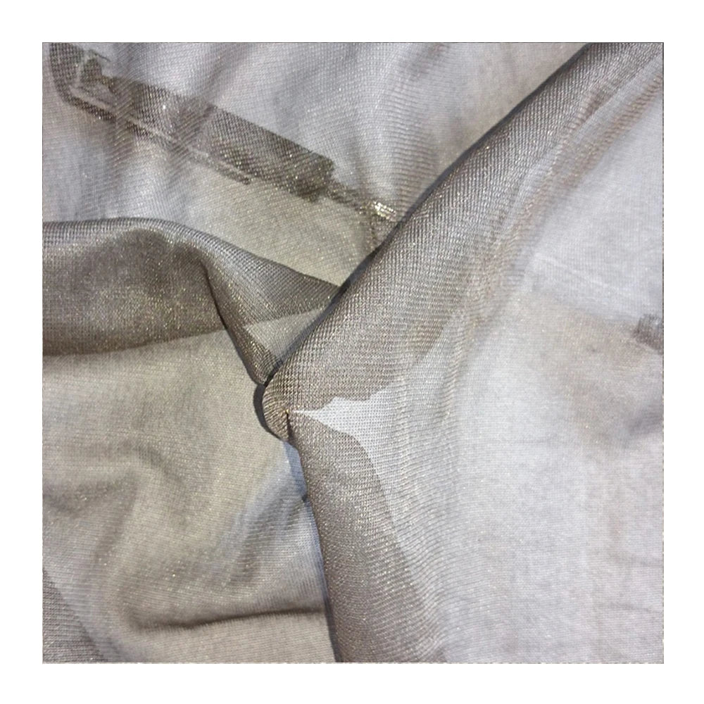 100% Silver Fiber EMF Shielding Conductive Fabric - Versatile Faraday Fabric for Shielding Applications