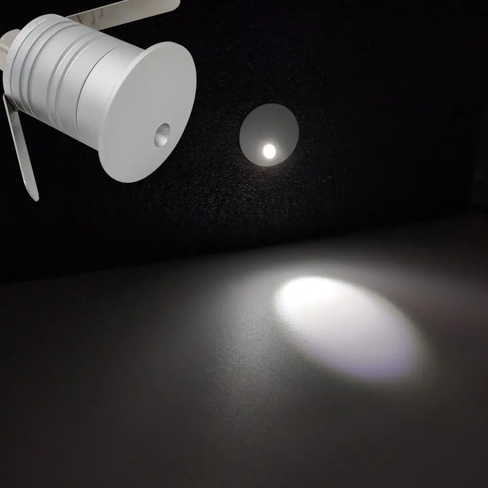 Waterproof IP67 LED Underground Light 1W Outdoor Recessed Buried Staircase Lamp for Stair Step Garden Landscape Outdoor Lights