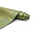 4-5mm Extra Wide Long Thick White Nude Custom Silver Golden Rose Gold Mandala Printed Alignment PU Rubber Ecoofit Yoga Mat