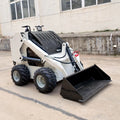 TOSH FREE SHIPPING CE Skid Steer Loader Wheel Electric Tracked Mini Front End Skid Steer Loader With Attachments