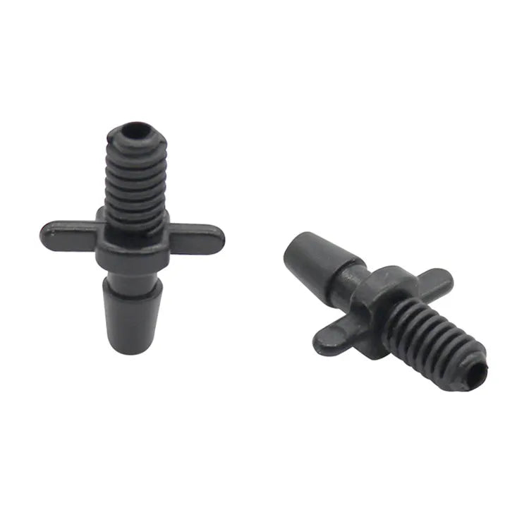 Agricultural Garden Micro Irrigation 3mm Hose 1/8 Inch Connector Adapter with Threaded Barbs