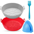 New Arrival Reusable Silicon Grill Set for Electric Deep Fryer Olla De Molde Silicona Pot for Air Fryer Air Fryer Liners