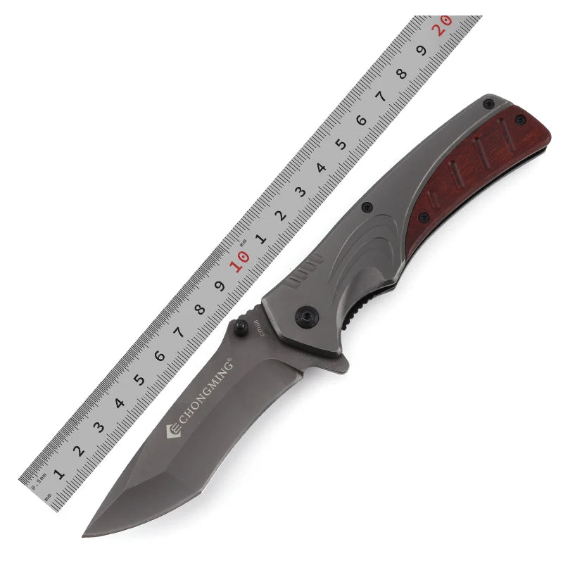 Best Selling Product 2025 Handmade Japanese Folding Steel Wood Custom Pocket Knife