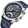 BENYAR Mens Watches 5171 Top Reloj Leather Waterproof Quartz Watch Men Business Sports Luminous Chronograph Clock Reloj Hombre
