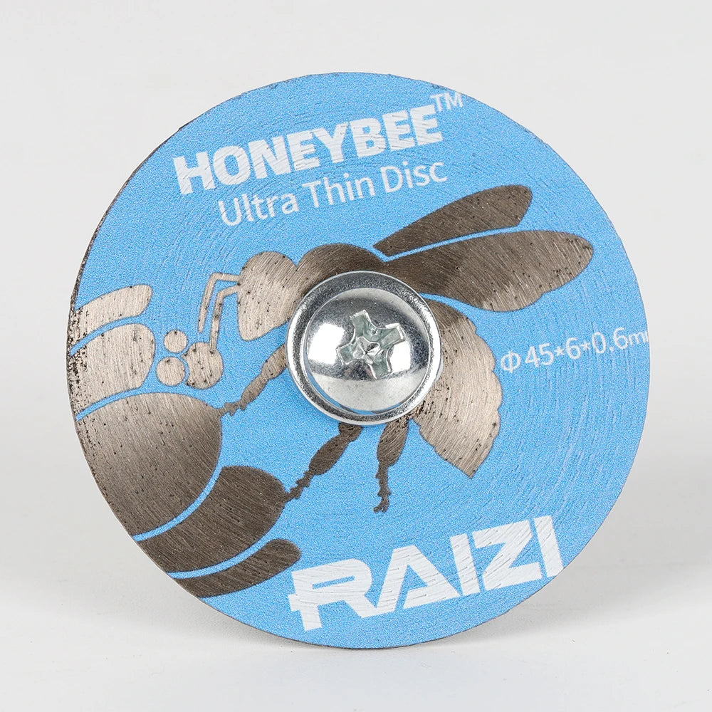 Raizi HoneyBee Industrial Grade 45mm Mini Diamond Cutting Disc Shank Hot Press for Porcelain Ceramic Tile Precise Cutting