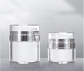 Acrylic Press Vacuum Cream Bottle 15ml 30ml 50ml Cosmetic Face Cream Lotion Jar