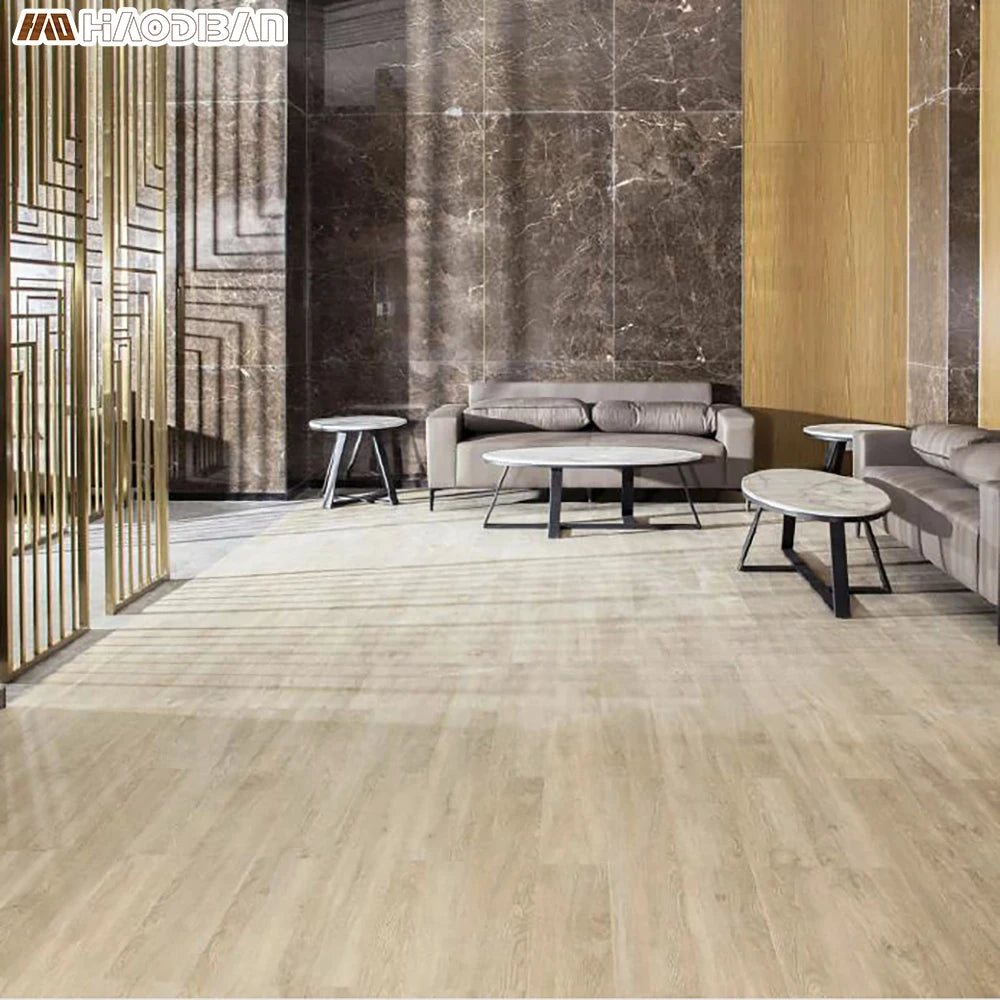 100% Environmentally Friendly Hotel Interior Waterproof Fireproof 3.5 Mm-7mm Luxury Vinyl Flooring LVP Sheet SPC Click Floor
