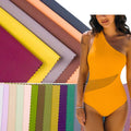 4 Way Stretch Polyamide Spandex Stretchy Knitted Double Faced Seamless Swimwear Fabric