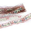 Wholesale Lace Trim Ready to Ship Hand Made Lace Collar Embroidery Lace Trimming for National Dress