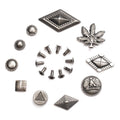 Metal Rivet Spike Stud Punk Rock Riveter Studs DIY Leathercraft Bag Belt Clothes Shoes Bracelet Accessories Diamond Round Square