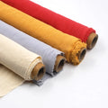 New Design Wholesale Organic Pure Color Customized Stone Washed Finished Crepe Cotton Fabric