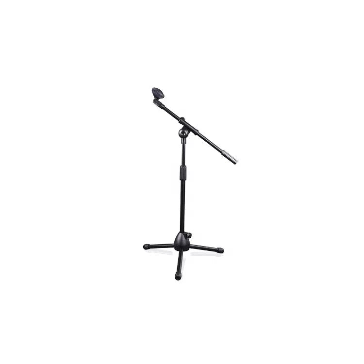 Hot Sale Tripod Adjustable Durable Flexible Metal Floor Microphone Stand for Radio Broadcast