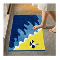 Abstract Beach Comfort Microfiber Washable Cover Floor Carpets Mat Bathroom Kitchen Decor Rug