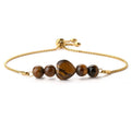 MIENTER Heart Natural Stone Bracelets Jewelry Friendship Bracelet Girls Adjustable Pulseiras