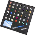 Tailai 42 Kinds of Natural Crystal Ore Specimen Gift Box Jade Rough Agate a Variety of Gemstone Ornaments Gift Box Set