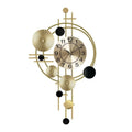 94X56 2024 Modern Luxury Wall Hanging Clock Large Dropshipping Products  Decorative Metal Wall Watch Clock Home House Decor Gold