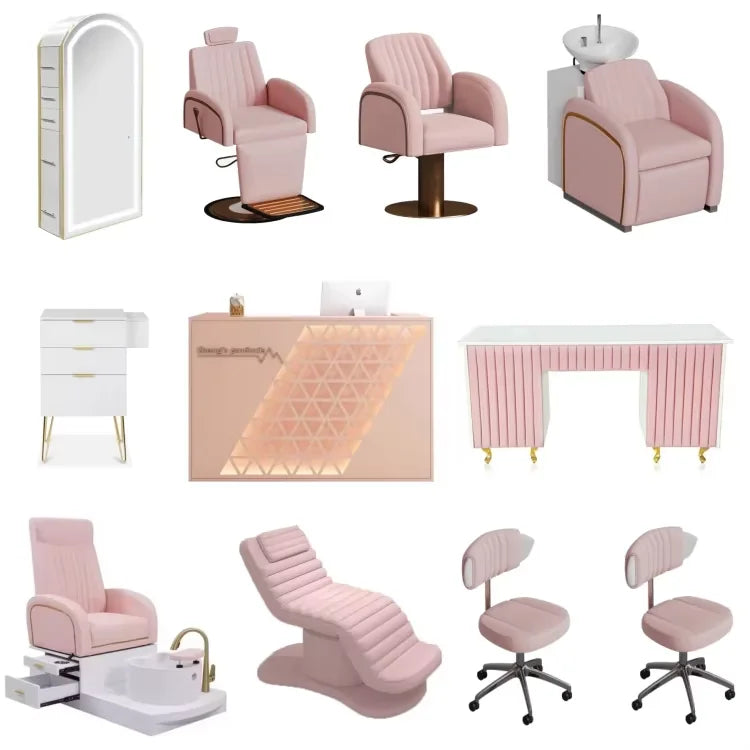 Ladies Hair Reclining Salon New Styling Chair