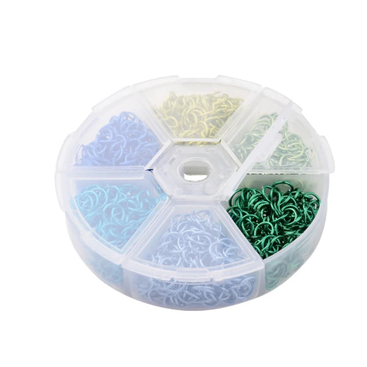 1080pcs Ump Ring Stainless Steel Color Jump Rings for Jewelry Making