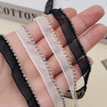 JFL042 Factory Store Wholesale New 2.4 MM Beaded Chain Yarn Lace Decorative Barcode Beaded Chain Ribbon Accessories