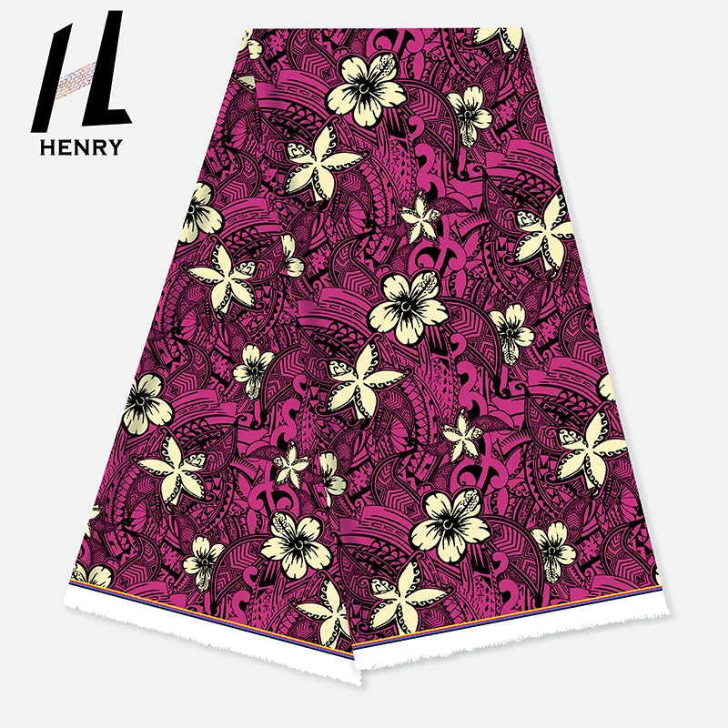 New Release Hawaiian Style Chinese Fabric Printed Custom Fabric Printing and Sewing for Women Garment