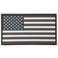 Wholesale Custom Logo American Flag 2D PVC Rubber Patches Soft Iron-on Heat Press Patch for Caps