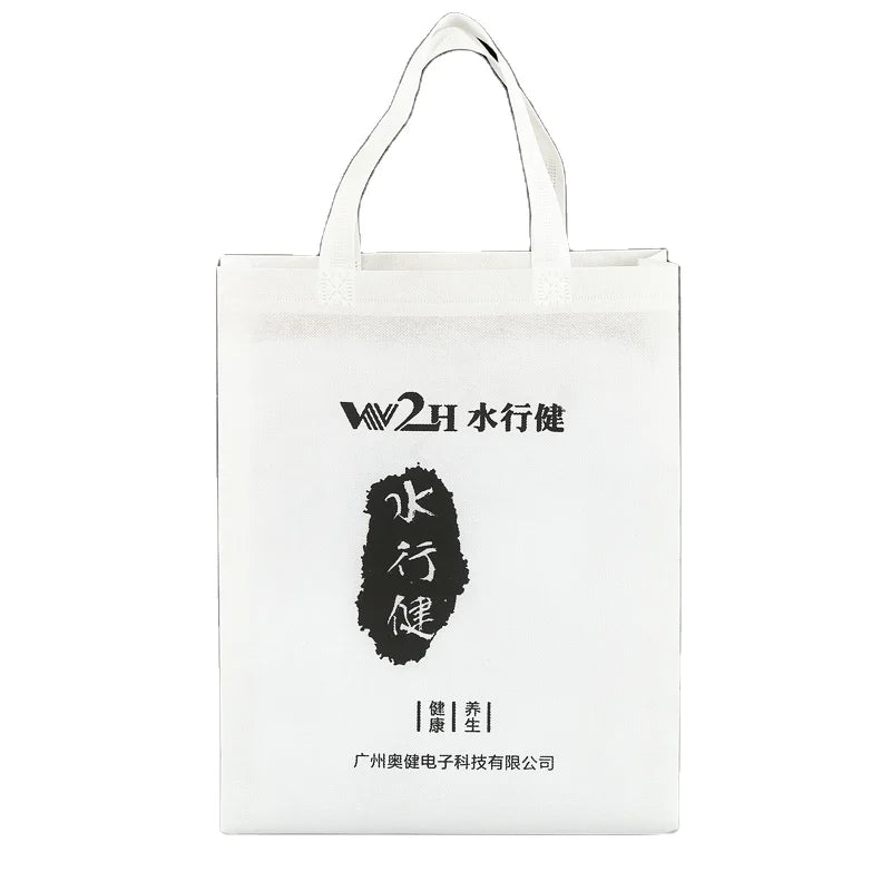 Custom Printed Recycled Eco-Grocery Handle PP Coated Non-Woven Shopping Bag for Beer Eco-Friendly and Stylish