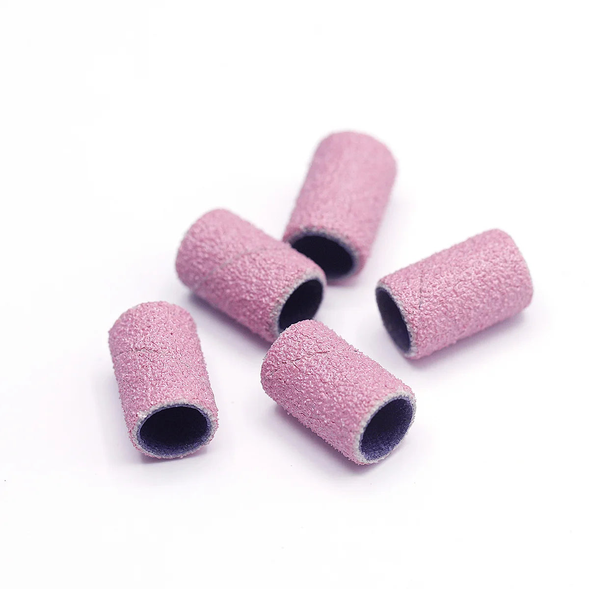 Wholesale Bulk High Quality 3.1mm Mini Mandrel Bits Custom Logo Box Package Manicure Sanding Band Easy Use Pink Nail Sanding Bit