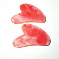 DIY Factory Price Natural Hand Made Red jasper Gua Sha Customized