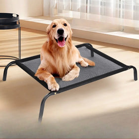 Wholesale Custom Cheap Elevated Breathable and Waterproof Dog Bed with Rust&moisture Resistance Pads for Outdoor Activities