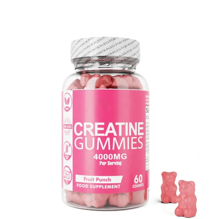 Private Label Creatine Gummies Creatine Monohydrate Gummies for Men & Women