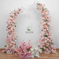 Horn Flowers Arch Flower Backdrop Artificial Flowers Wedding Decoration Home Outdoor and Indoor Wedding Arch Flowers