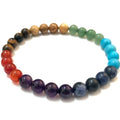 Mixed Seven Colors Chakra Bracelet Wholesale Handmade Healing Chakra Bracelets