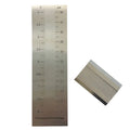 (0-50um) Single Groove Fineness Gauge 0-50um BGD241/2 Stainless Steel Grindometer