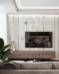 New Arrivals UV Marble PVC Wall Panels-Waterproof Fireproof Modern Design for Hotel & Entertainment Use