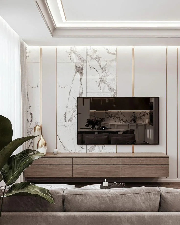 New Arrivals UV Marble PVC Wall Panels-Waterproof Fireproof Modern Design for Hotel & Entertainment Use