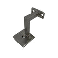Zinc Alloy Satin Nickel Finish Stair Railing Fittings Wall Bracket Handrail Bracket for Balustrades & Handrails