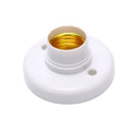 White 27 Lamp Base Creamic 110-220V Fitting E27 Socket Bulb Holder