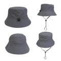 Summer UPF50+ Quick-Dry Bucket Hat for Men Women Casual Travel Outdoor UV Protection Beach Sun Hat 3D Embroidery Foldable