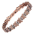 BioMagnetic Jewelry  Adjustable  Link Fashion and Grace Butterfly Element Women Copper Magnetic Bracelet