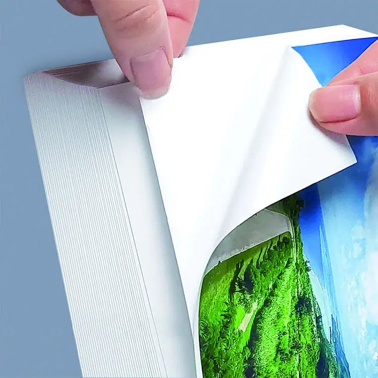 Waterproof A4 White High Glossy Blank Printable Photo Paper Self Adhesive Label Inkjet Sticker for Inkjet Printer