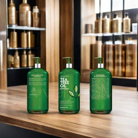 OEM OBM Anti Hair Loss Shampoo Oil Control Aloe Vera Peppermint Organic Tea Tree Oil Shampoo and Conditioner for Hair Growth