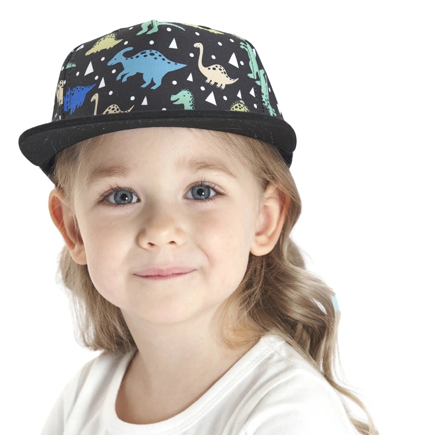 2022 Summer Kids Cute Animal Print Snapback Cap Hats for Boys Girls Children Flat Brim Sport Hip Hop Caps