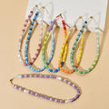 Bohemian Geometric Handmade Colorful Men's Necklace Collier Beaded Bracelet Clothing Accessories Y2K Ceramics Glass Jewelry