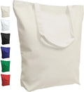 Super Strong Large 17"x16"x5" 10oz Cotton Canvas Tote Bag Reusable Shopping Bag Natural Customizable Adjustable Buckle Custom
