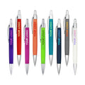 BKS Custom Plastic Sports Pen Multi-Color Soft Rubber Coated Logo Printed 1.0mm Writing Width Finishing