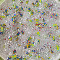 1kg Bulk Polymer Clear Round Ocean Balls Blue Pink Fish Animal Sea Beads for Handmade Accessories