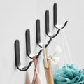 JAYA Bathroom Brushed Hat Hanger No Drill Self-Adhesive Hook Decorative Wall Mounted  Door Self Adhesive Hanger Hook