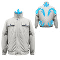 Best Selling 5V Battery Cotton 2 Fans Cooling air Conditioned Shirt Jacket Detachable Sleeves for Body Cooling in Hot Summer