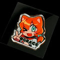 Vograce Custom Printed Clear Hologram Epoxy Resin Vinyl Sticker Sheet